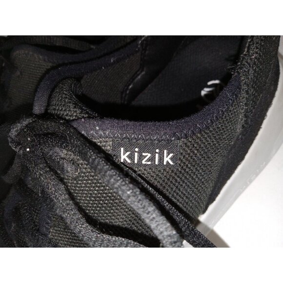 Kizik Madrid Eco Knit Shoes Sneakers Mens Size 7 Black Fabric Casual Lace Up - Picture 11 of 12